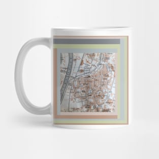 Trento, Italy map, antique 1800s Mug